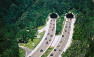 Zetzenberg Tunnel. Tauern Highway. Salzburg County. Austria