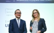 Magdalena Blechoska, Dyrektor Personalna UPS Polska odbiera nagrodę