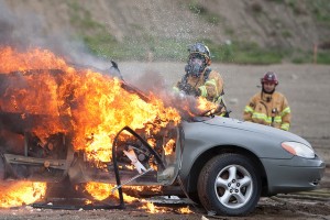 Car Fire - Rvierside Fire Department