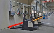 Dachser_Li-Ion Ground conveyors charging at Dachser cross docking hall